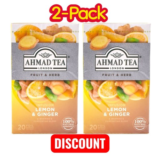 Ahmed tea lemon and ginger - tea,